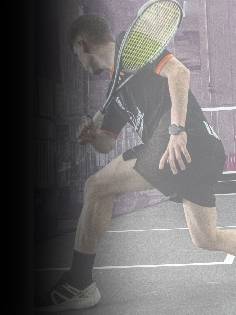Atleta em treinamento intenso